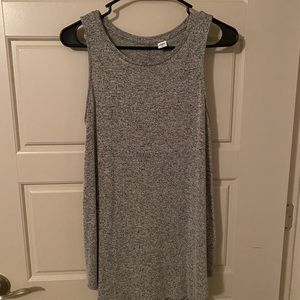 Light Gray Knit Luxe Tank - Old Navy